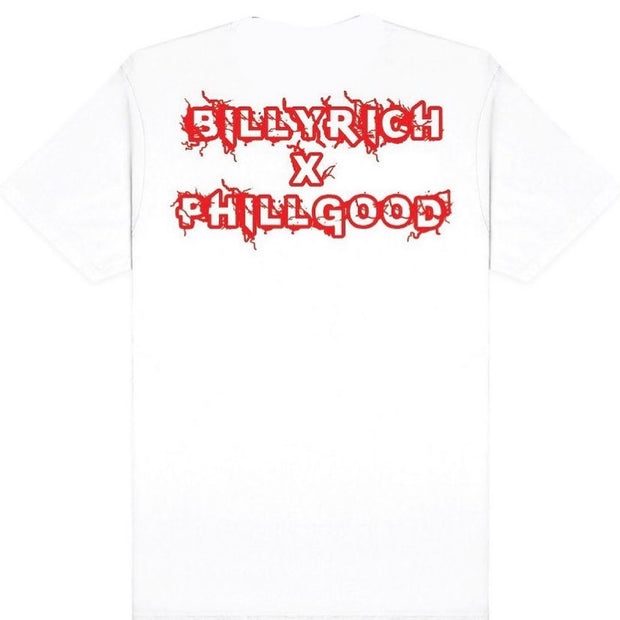 PhillGood X Billy Rich Collab white T Shirt